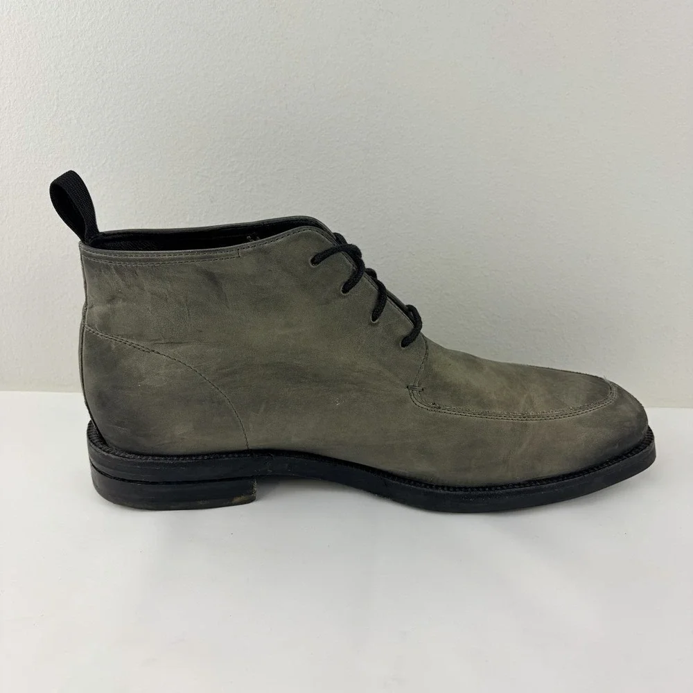 Cole Haan Grand.ØS‎ Men's Olive Suede Chukka Ankle Boots Lace Up US 8